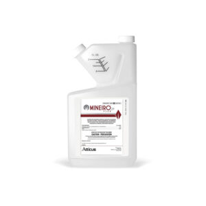 Bottle of Mineiro 2F Flex imidacloprid concentrate with built‑in measuring chamber for pest control treatments