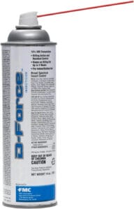 FMC D‑Force Aerosol 14 oz insecticide spray for indoor and outdoor spider and insect control