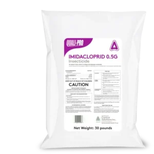 Bag of Quali‑Pro Imidacloprid 0.5G granular insecticide for turf and ornamental pest control